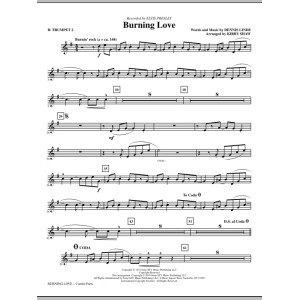 Burning Love (arr. Kirby Shaw) - Bb Trumpet 2