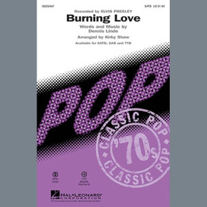 Burning Love (arr. Kirby Shaw) - Tenor Sax