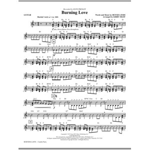 Burning Love (arr. Kirby Shaw) - Guitar