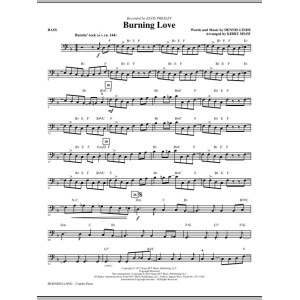 Burning Love (arr. Kirby Shaw) - Bass