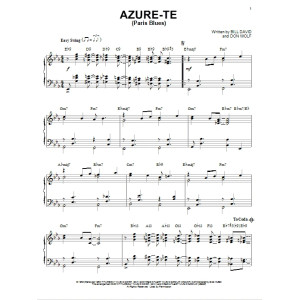 Azure-Te (Paris Blues) (arr. Brent Edstrom)