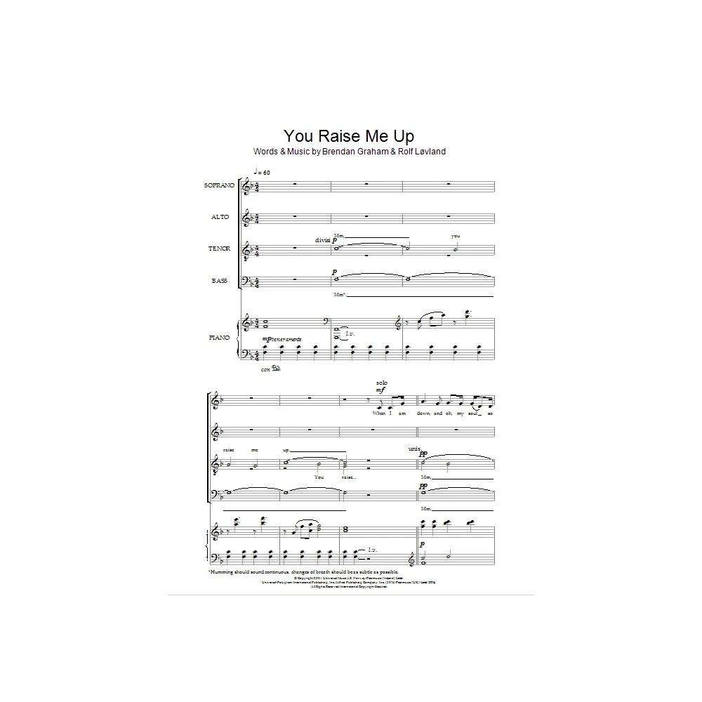 You Raise Me Up