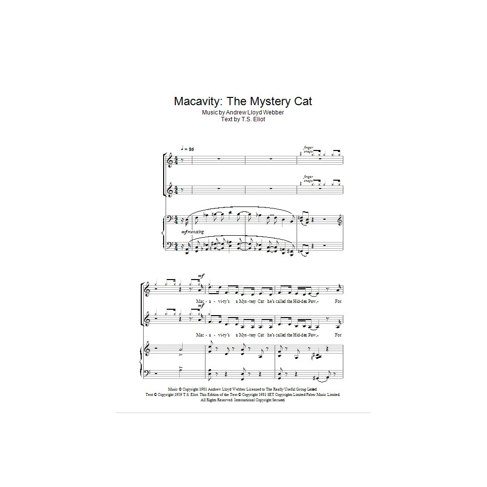 Macavity: The Mystery Cat (from Cats)