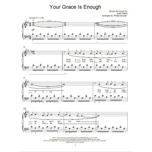 Your Grace Is Enough (arr. Phillip Keveren)