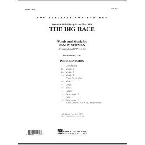 The Big Race (from Cars) - Full Score