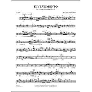 Divertimento for String Orchestra (Mvt. 1) - Cello