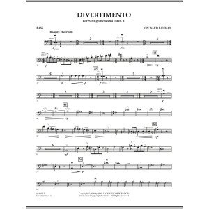 Divertimento for String Orchestra (Mvt. 1) - String Bass