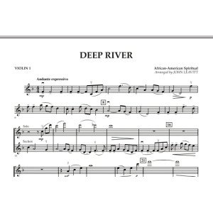 Deep River - Violin 1