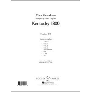Kentucky 1800 - Conductor Score (Full Score)