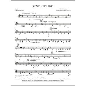 Kentucky 1800 - Violin 3 (Viola T.C.)