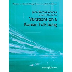 Variations on A Korean Folk Song - Conductor Score (Full Score)