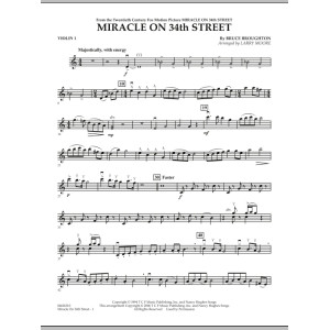 Miracle On 34th Street - Violin 1