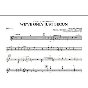 Wir haben gerade erst begonnen - Violine 1