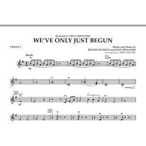 We''ve Only Just Begun - Violine 2