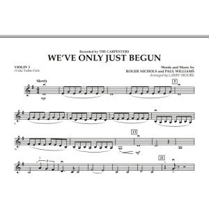 We''ve Only Just Begun - Violin 3 (Viola T.C.)