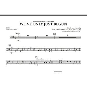 We've Only Just Begun - String Bass