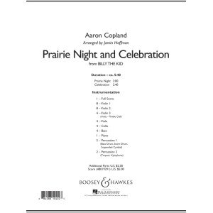 Prairie Night And Celebration (from Billy The Kid) - Conductor Score (Full Score)