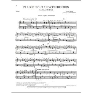 Prairie Night And Celebration (from Billy The Kid) - Piano
