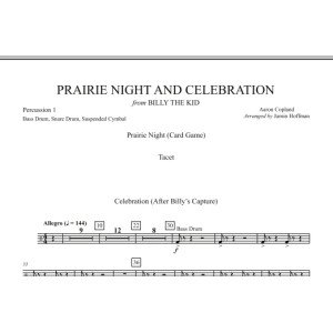 Prairie Night And Celebration (from Billy The Kid) - Percussion 1
