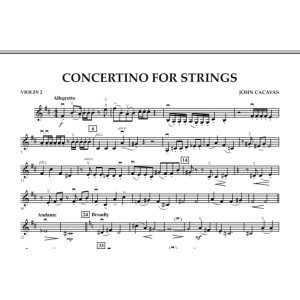 Concertino For Strings - Violin 2