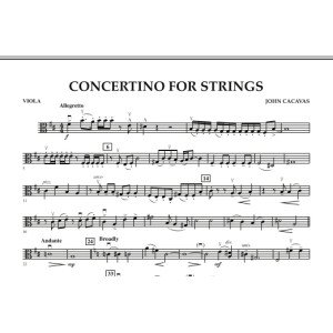Concertino For Strings - Viola