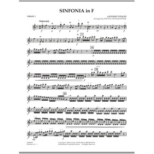 Sinfonia In F - Violin 1