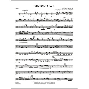Sinfonia In F - Viola
