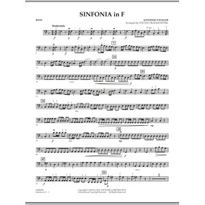 Sinfonia in F - Kontrabass
