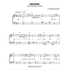 Indiana (Back Home Again In Indiana)