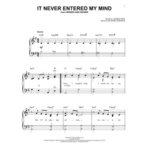 It Never Entered My Mind