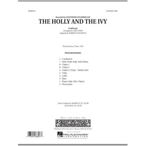 The Holly And The Ivy - Conductor Score (Full Score)