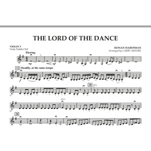 Lord Of The Dance - Violin 3 (Viola T.C.)