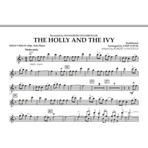 The Holly And The Ivy - Solo Violin