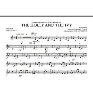 The Holly And The Ivy - Violin 3 (Viola G-Schlüssel)