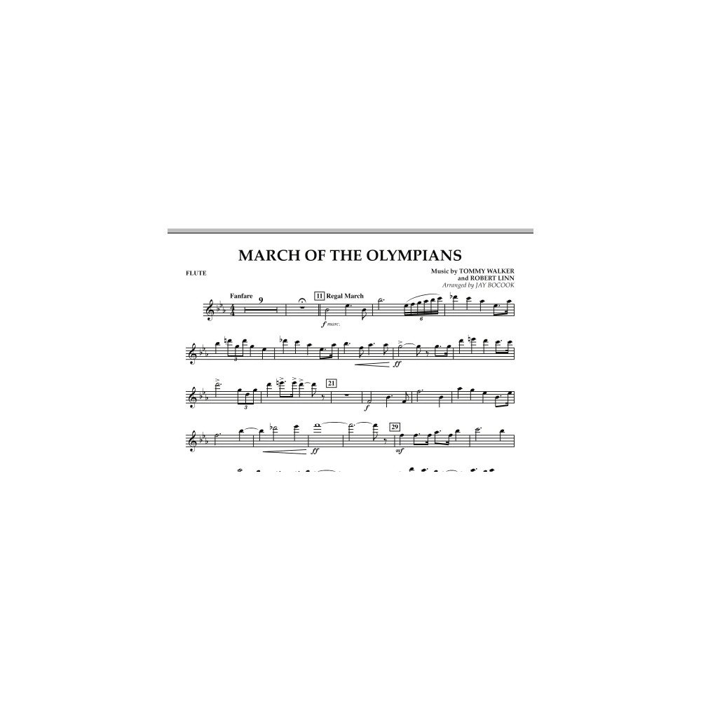 March Of The Olympians - Flute