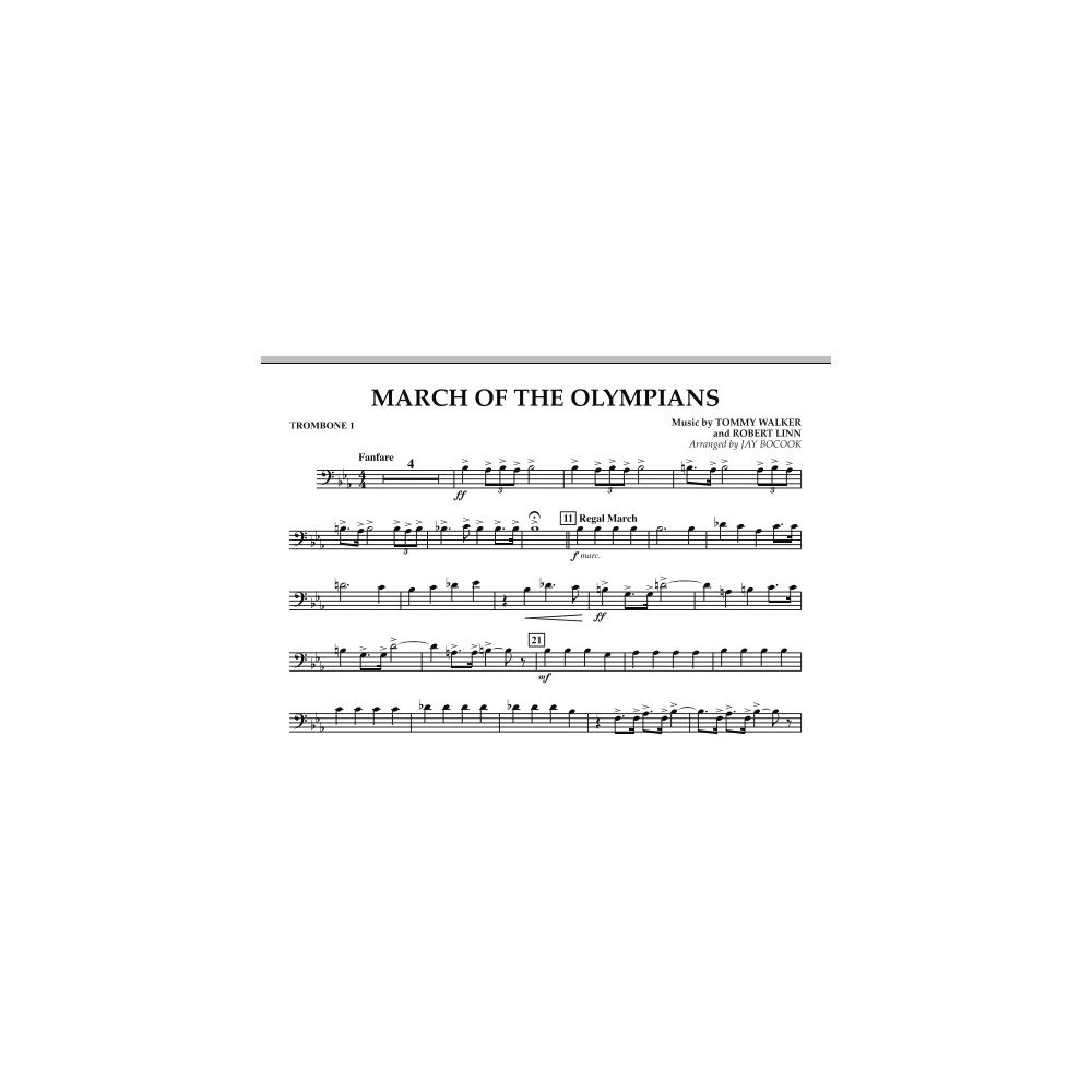 March Of The Olympians - Trombone 1