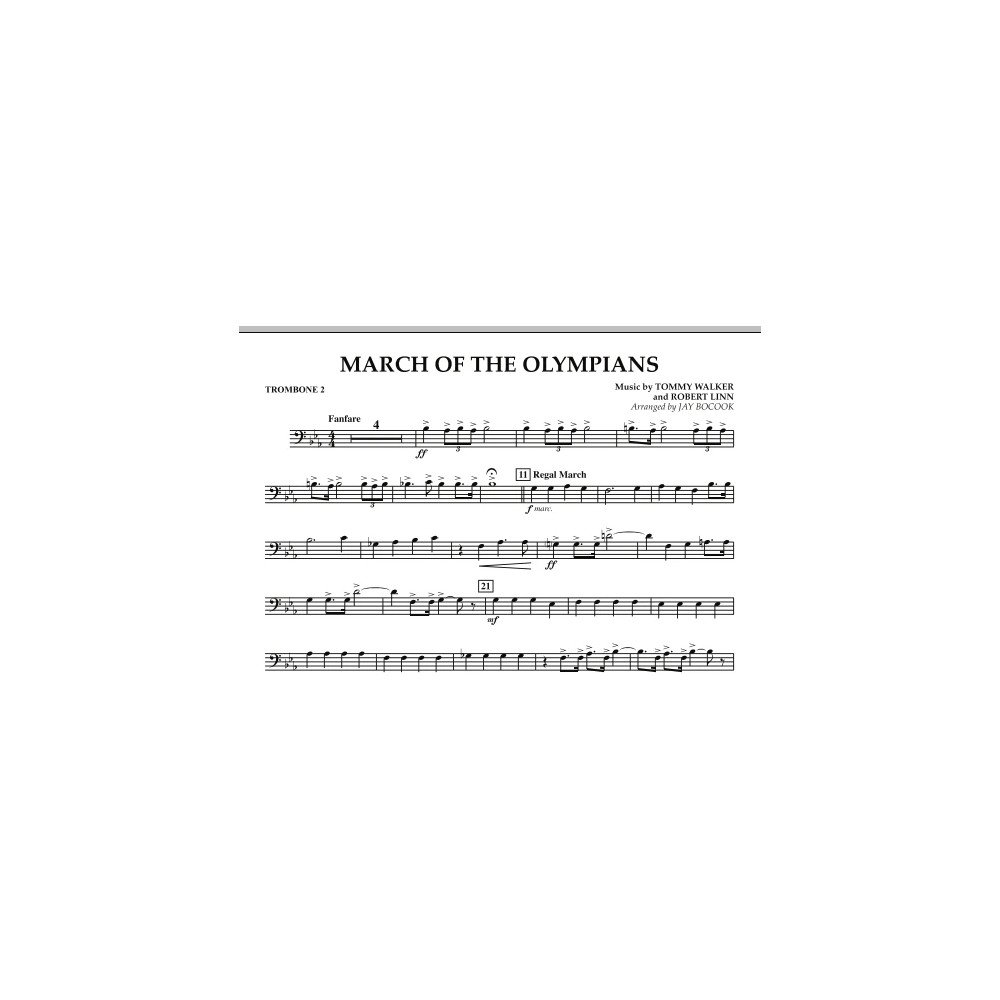 March Of The Olympians - Trombone 2