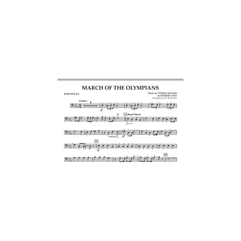 March Of The Olympians - Baritone B.C.