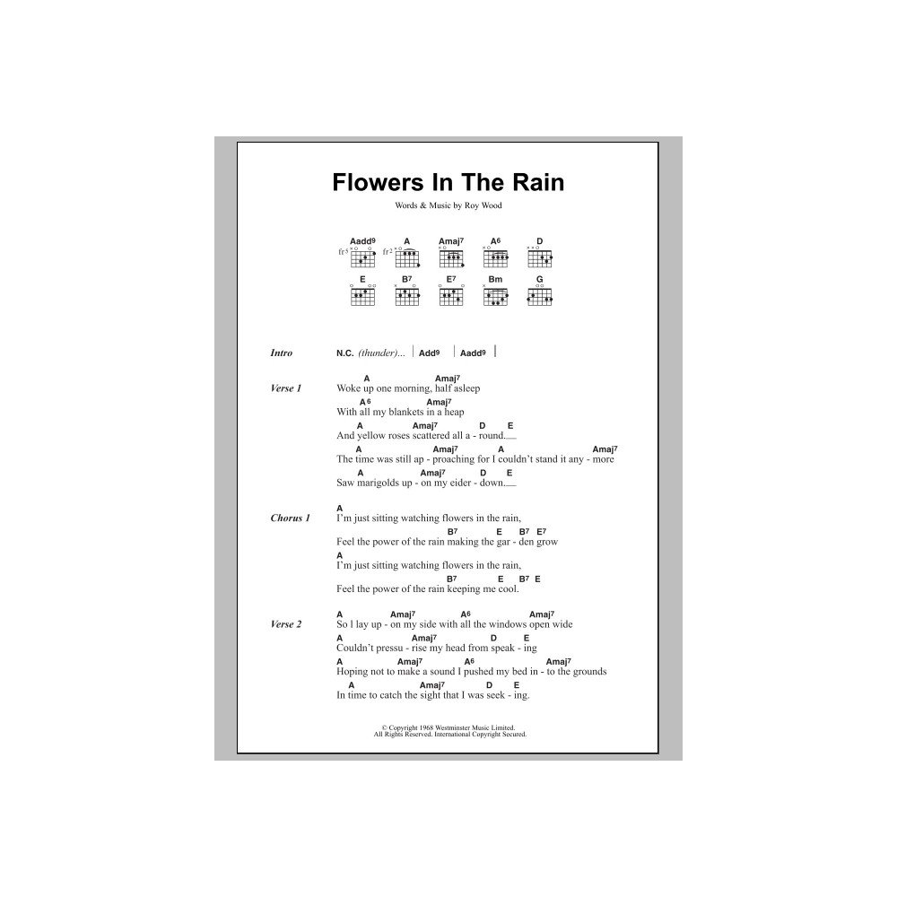 Flowers In The Rain