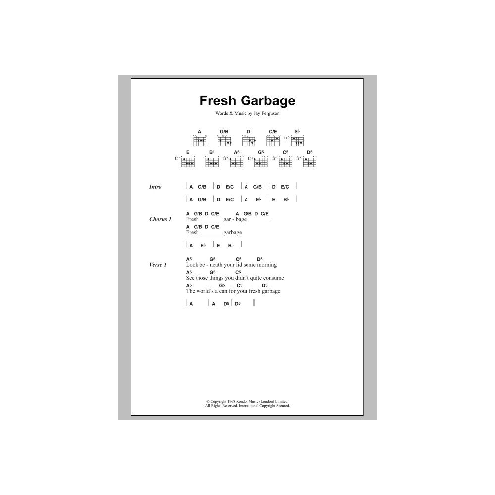Fresh Garbage