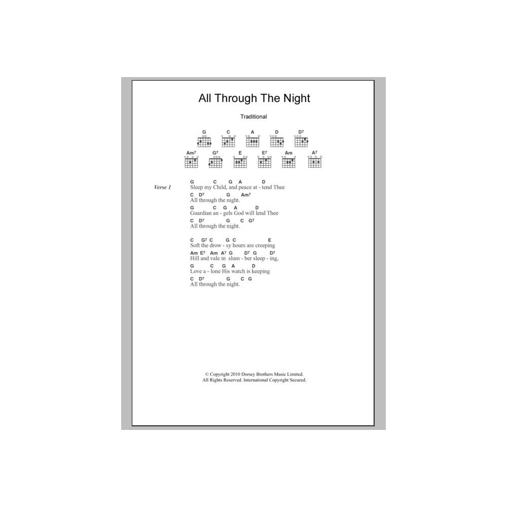 All Through The Night
