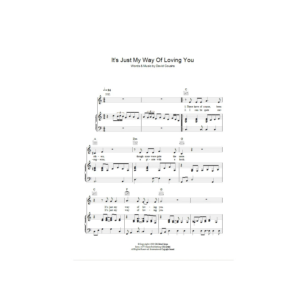 It's Just My Way Of (Loving You)