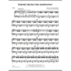 Die Simpsons - Klavier