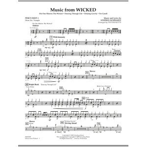 Music from Wicked - Percussion 1