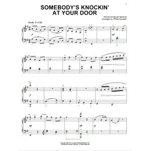 Somebody's Knockin' At Your Door (arr. Phillip Keveren)