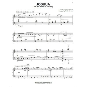 Joshua (Fit The Battle Of Jericho) (arr. Phillip Keveren)