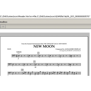 New Moon (The Meadow) - Bass