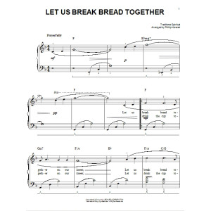 Let Us Break Bread Together (arr. Phillip Keveren)