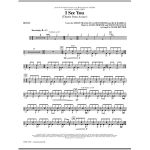 I See You (Theme from Avatar) - Drum Set