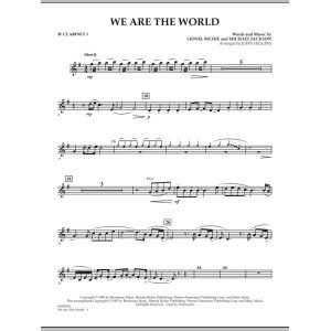 We Are The World - Bb Clarinet 1